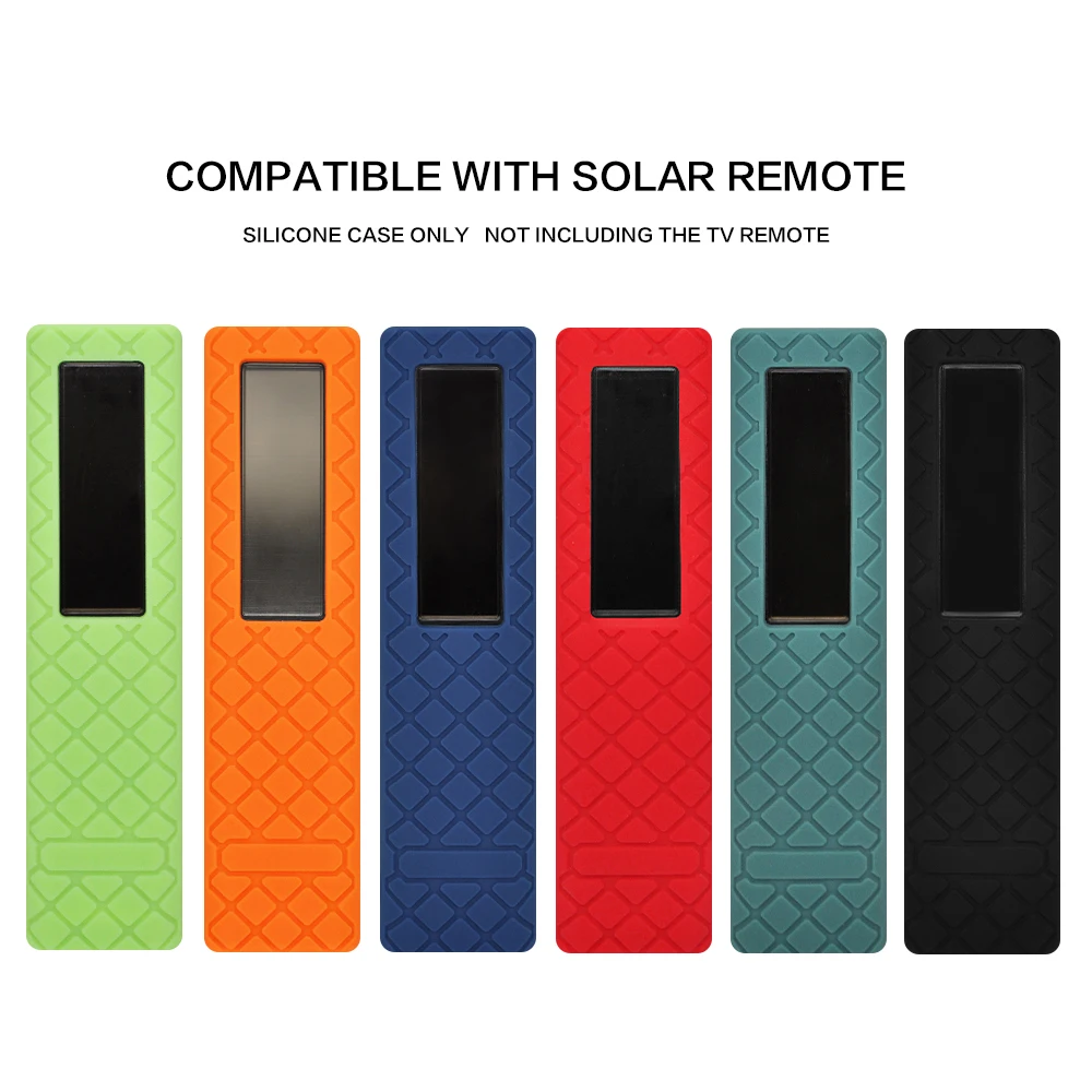 Silicone remote control protective case Suitable for Samsung solar remote control BN59-01385 series with portable rope