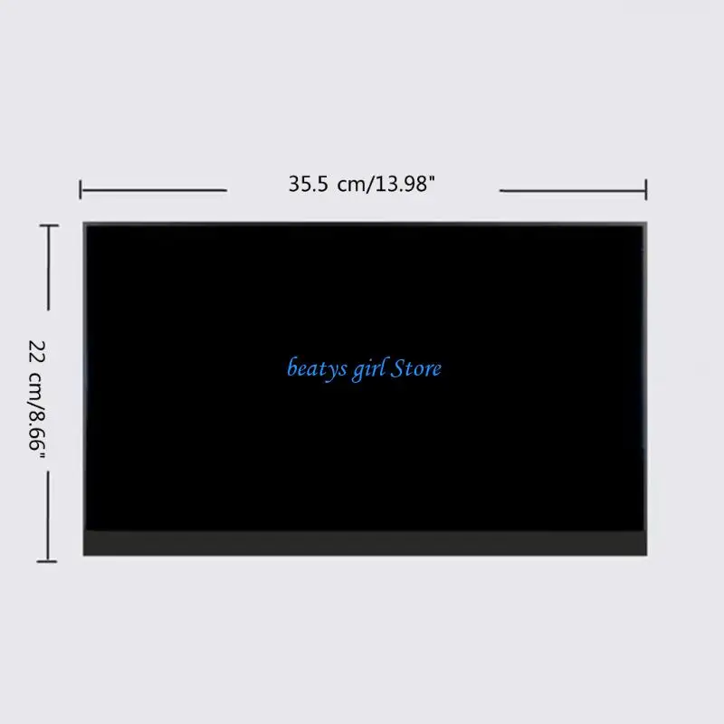 C7AB شاشة لابدوك المحمولة 15.6 بوصة لوحة المفاتيح 10 نقاط اللمس 1080P IPS شاشة لمس للتبديل #6