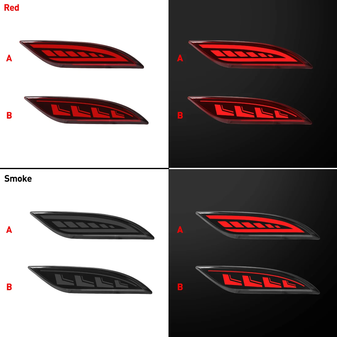 Car LED Rear Bumper Light Assembly For Chevrolet Malibu XL 2016 2017 2018 Dynamic Turn Signal Brake Warning Reflector Driving