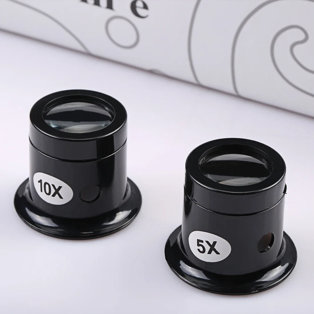 10X/5X Monocular Magnifying Glass Loupe Lens Eye Magnifier Len Repair Kit Tool Watch Magnifier Tool