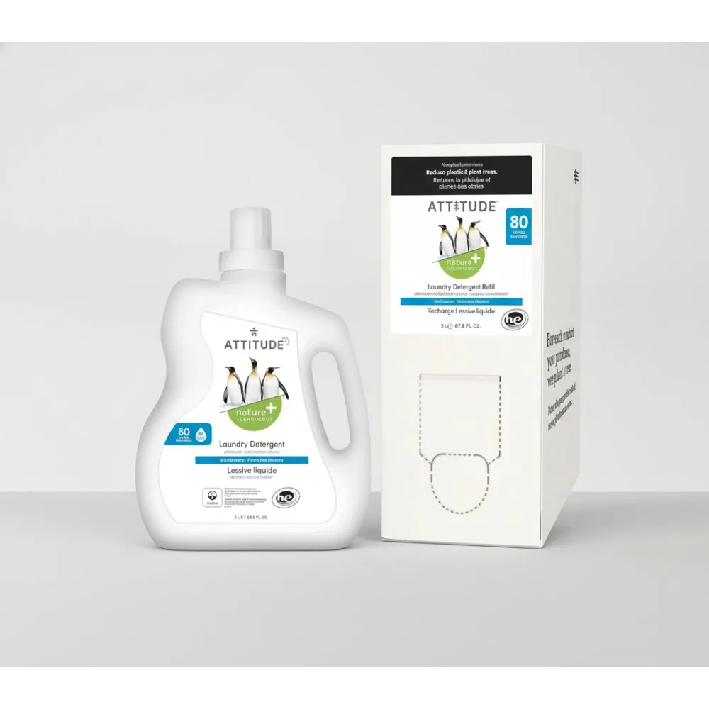 

Plant-Based Laundry Detergent Bundle, Hypoallergenic & Vegan Formula for Sensitive Skin, HE Compatible, 135.2 Fl Oz Total