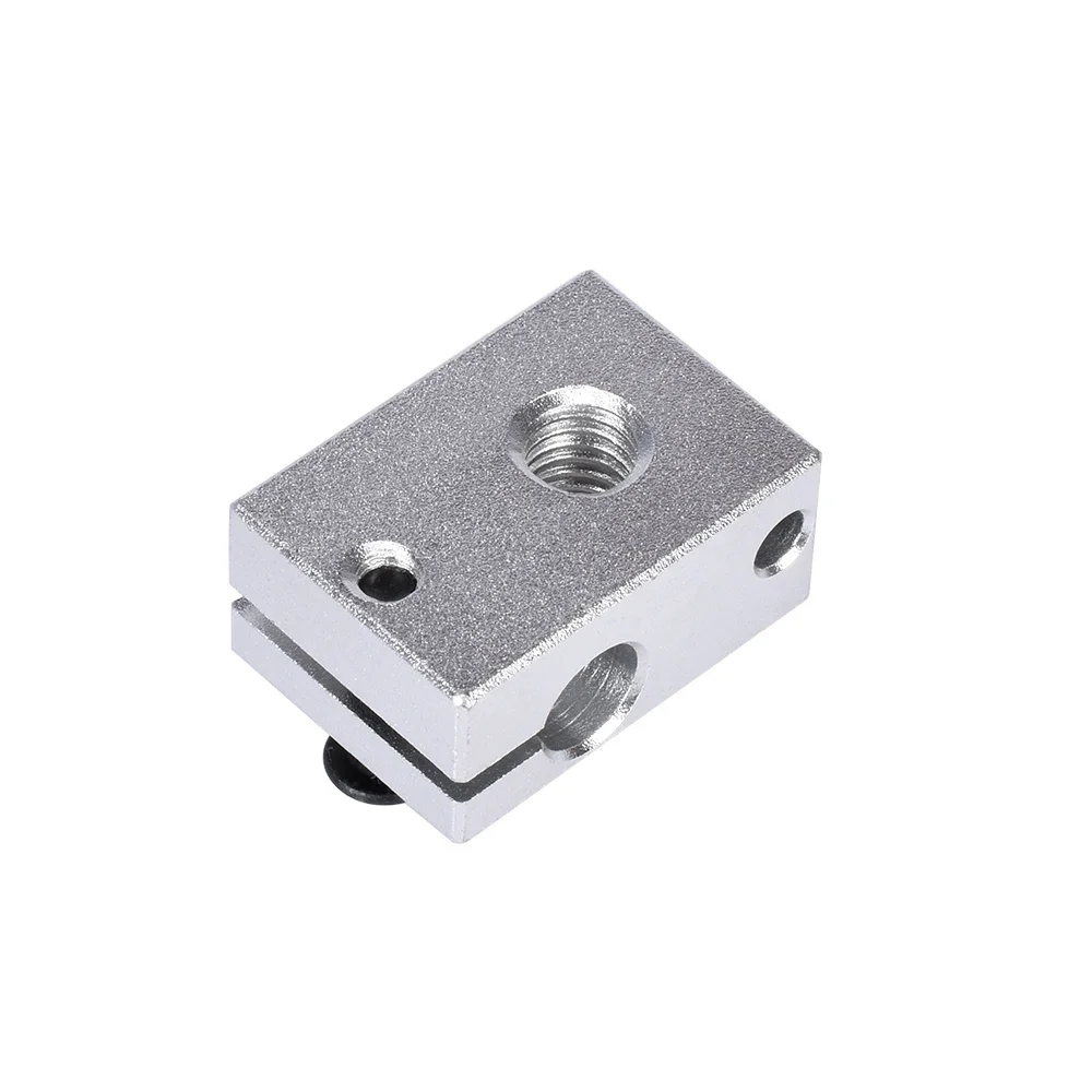 3D-printeronderdelen E3d V6 Verwarmingsblok Officieel Aluminium Blok Naar J-Head Hotend Bowden Extruder V6 Siliconen Sok Verwarmer Thermistor