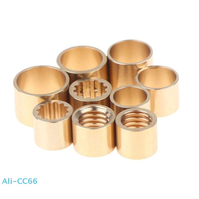 【C】10PCS DIY Snooker Billiards Copper Brass Pool Cue Ferrule Repair Accessories 9mm10mm11mm12mm13mm Brass Accessories