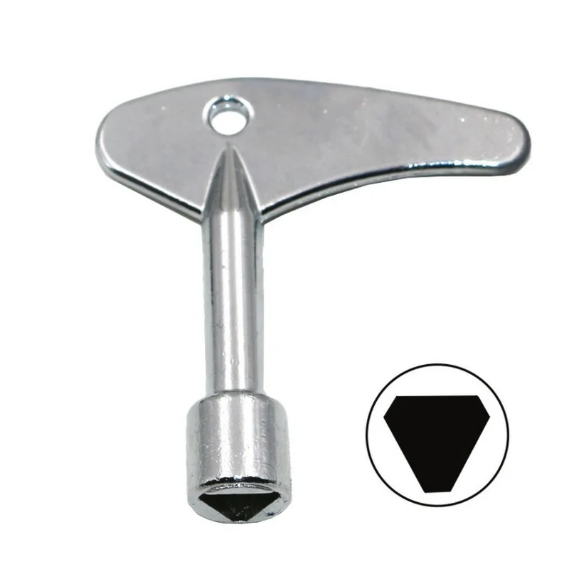 Triângulo Interno Único Chave Chave Triangular Chave do Elevador Válvula Medidor de Água de Alta Qualidade 1pc