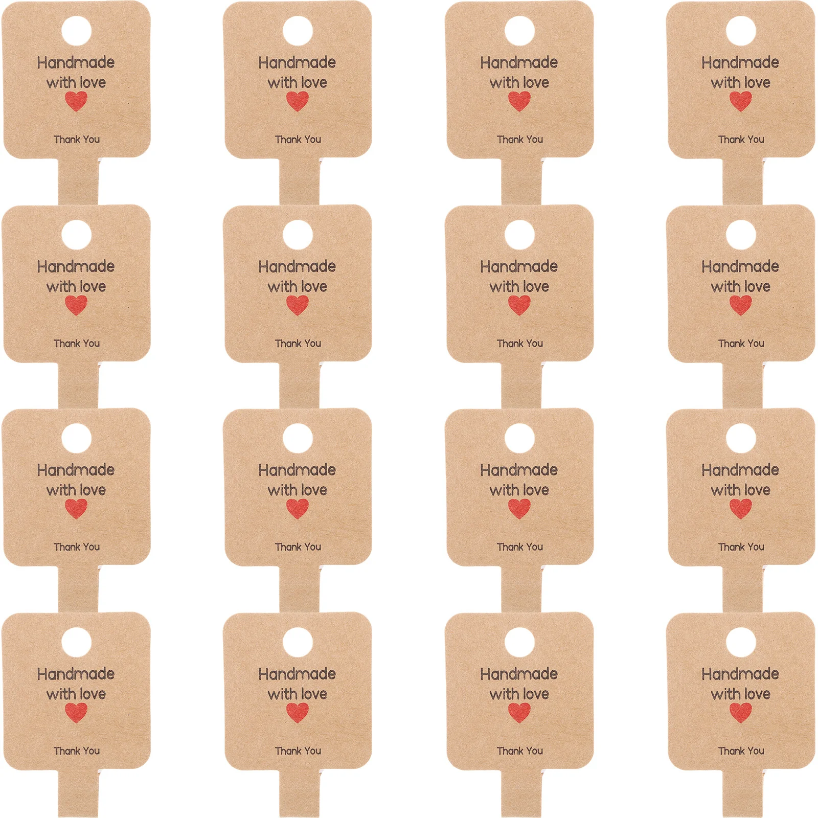 100 stuks ketting vouwkaarten sieraden displaykaarten decoratief gebruiksvriendelijk aanwezig juwelen voldoende hoeveelheid