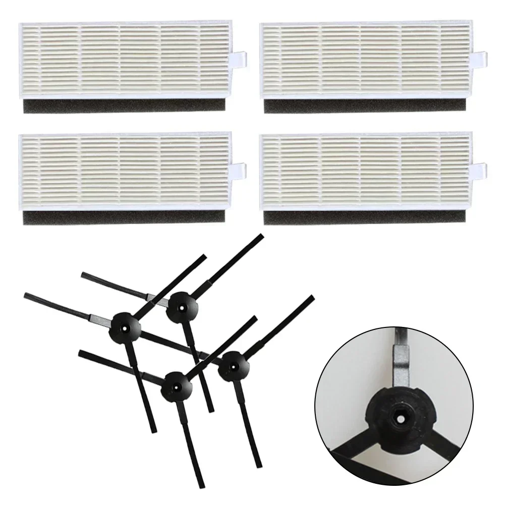 Комплект фильтра + боковой щетки для робота-пылесоса Danhui NR15, запасные части, сменные аксессуары для бытовой уборки