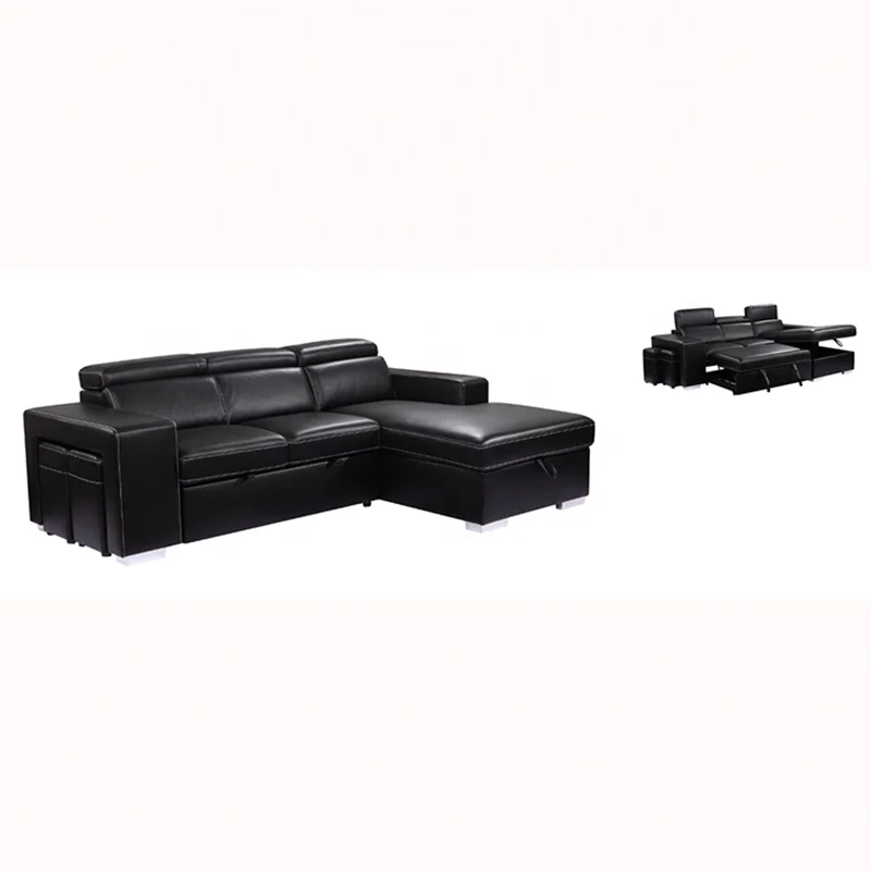 #￥Hot Sales Chesterfield l Shape Sofa Living Room Sofa Elevate Bunk Sofa  Sleeper for Home Use