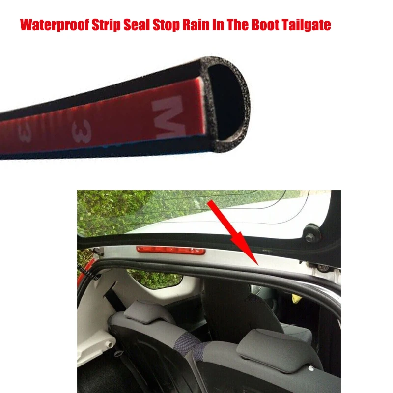

1pc Car Waterproof Strip Seal For Citroen C1 Peugeot 107 Toyota Aygo Strip Seal Stop Rain In The Boot Tailgate Car Accessories
