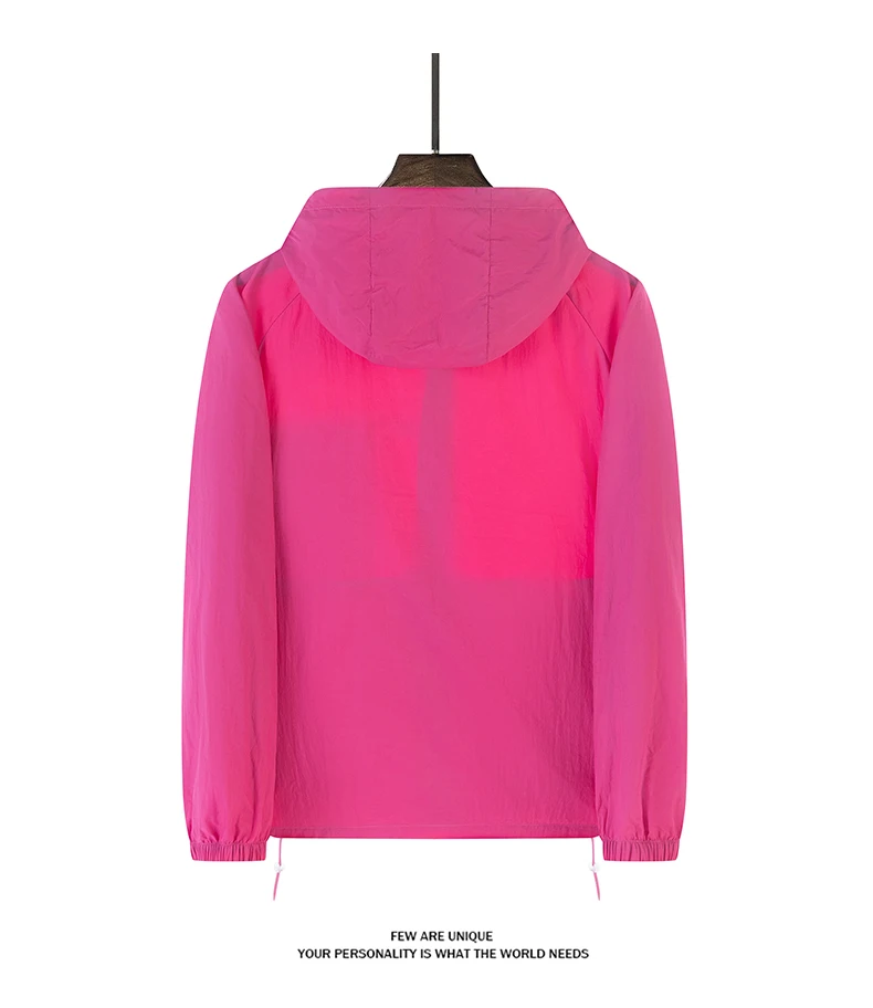 LNGXO Sommer-Windjacke für Herren und Damen, leichte Sonnenschutzjacke, Unisex, Camping, Klettern, Wandern, Outdoor, wasserdichter Mantel – Detail 25