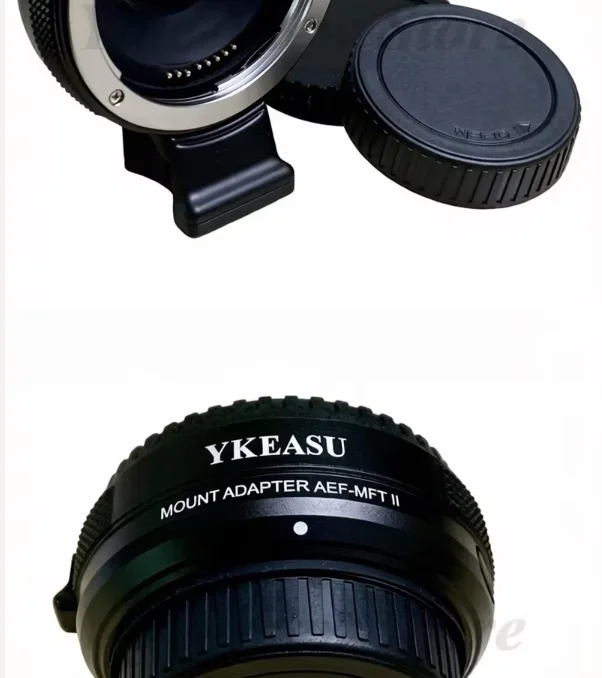 YKEASU EF-M43 Electronic Lens Mount Adapter Support Auto Focus Aperture Control for Canon EF Lens on M4/3 GH5 GH5II Cameras