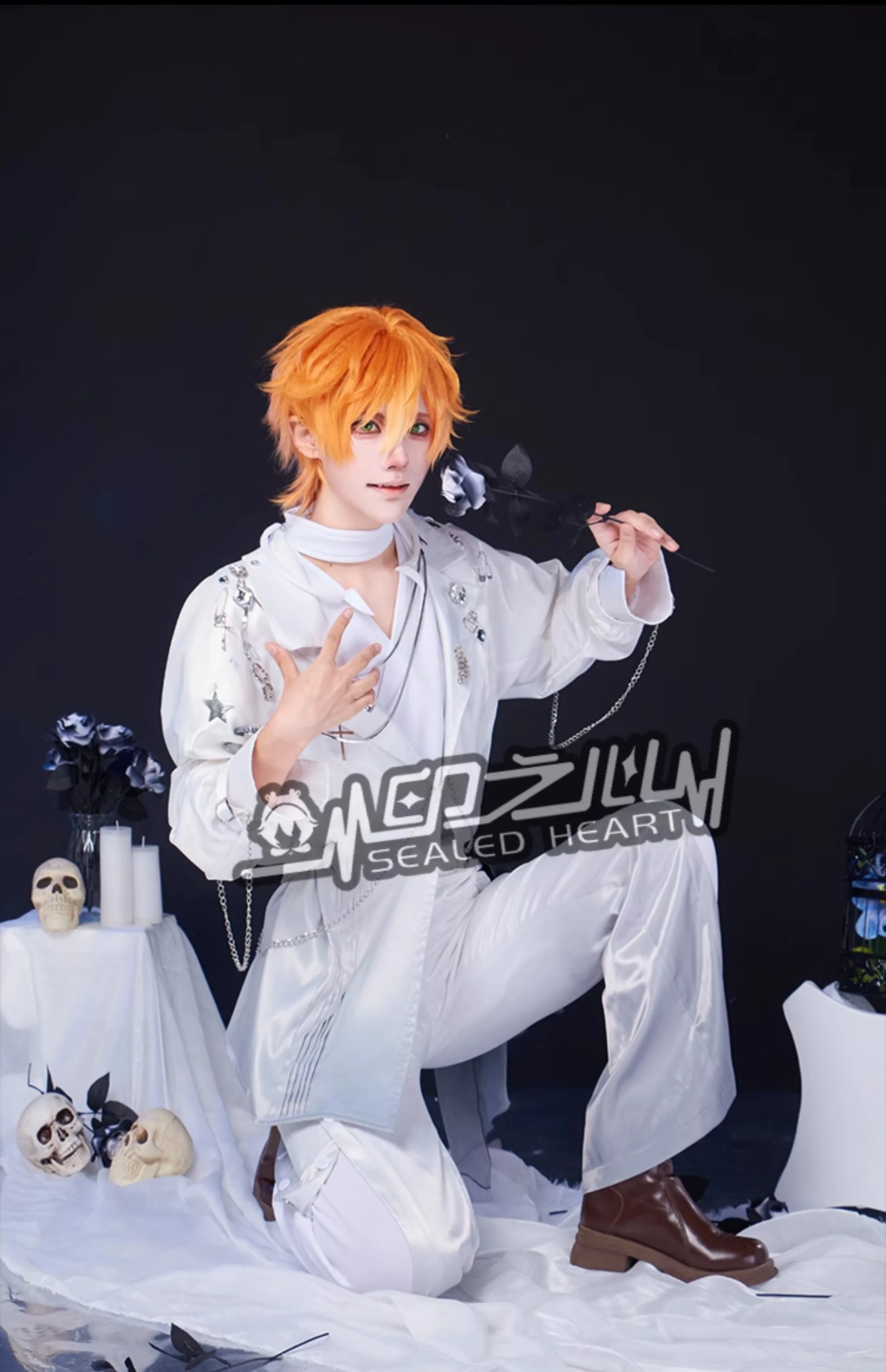 أزياء Shinonome Akito التأثيرية لجميع القديسين، حفلة لعب الأدوار في عيد الميلاد، لعبة المعرض الهزلي، مقاس PJSK XS-XXL جديد Mooyiyi