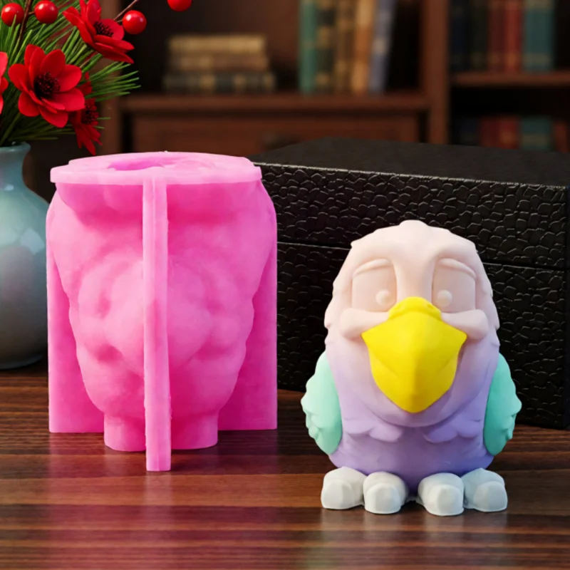 

3D-форма для рукоделия с попугаем: создайте свои собственные свечи, мыла, штукатурные фигурки и украшения.