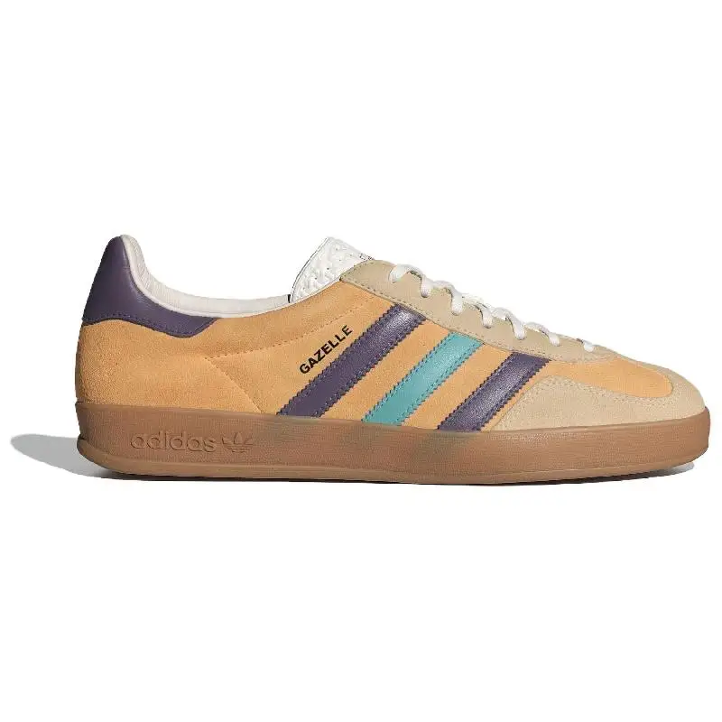 Adidas Gazelle Indoor Glow Orange Shadow Violet Tênis IG1636