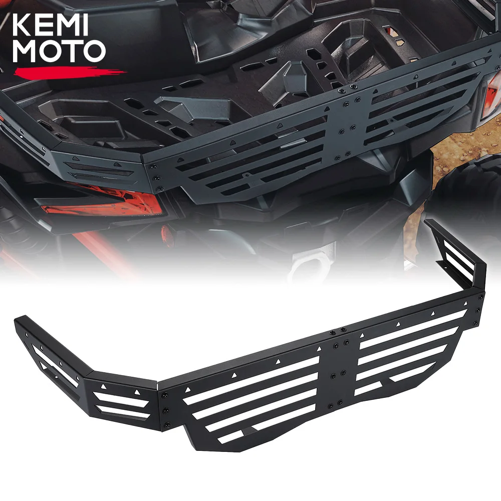 KEMIMOTO UTV Rear Cargo Bed Extender Tailgate For Can-Am Maverick X3 Max R RR 4x4 XRC XDS XMR DS RS Turbo DPS 1000 Max Turbo