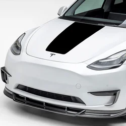 Car Hood Graphics Engine Cover Sticker Exterior Vinyl Decals Hood Bonnet Waterproof Decor Auto Accessories For Tesla Model Y 3