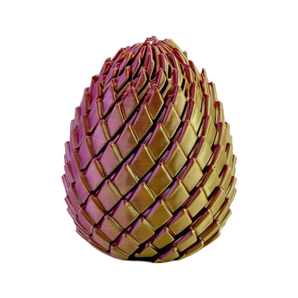 3D-Gedrucktes Drachenei Stressabbau-Spielzeug, Artikuliertes Dehnbares Sensorisches Fidget-Spielzeug, Verformbares Drachenei-Geschenk für Kinder und Erwachsene – Detail 18
