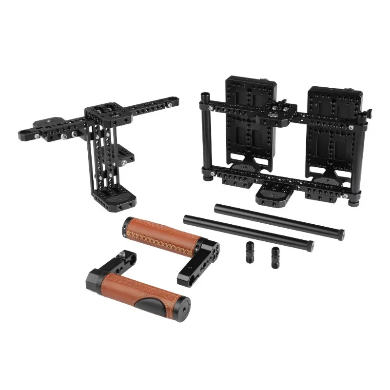 2-in-1 regisseurmonitor konijnenkooi met dubbele stroomverdeler geschikt voor 5 inch 7 inch monitor 2428