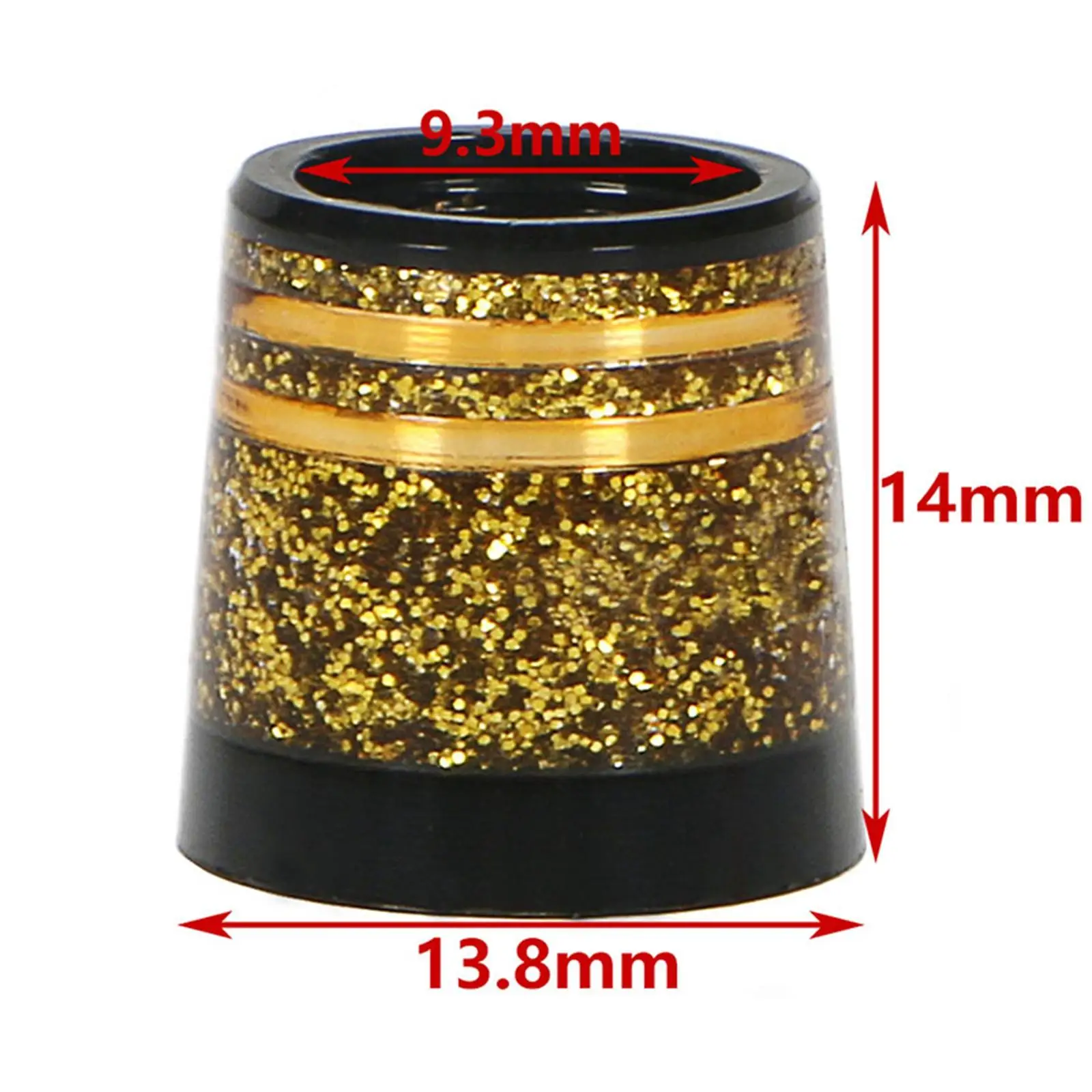 10x حلقات حديدية مدببة لامعة لأجزاء نادي الجولف ذات العمود المدبب #6