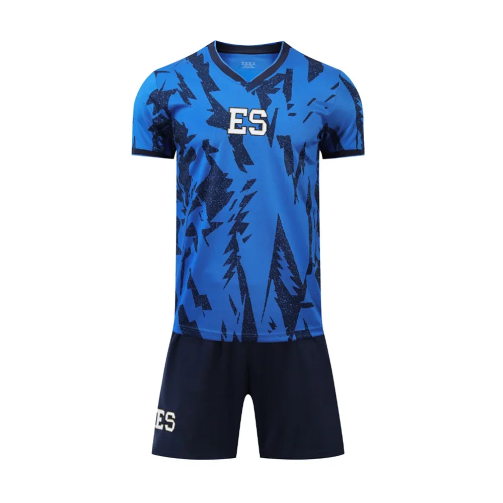 Parenting  children's  sport set boy girl  Salvador Fans shirt Training wear men and kids games  football kits Leisure Uniforms