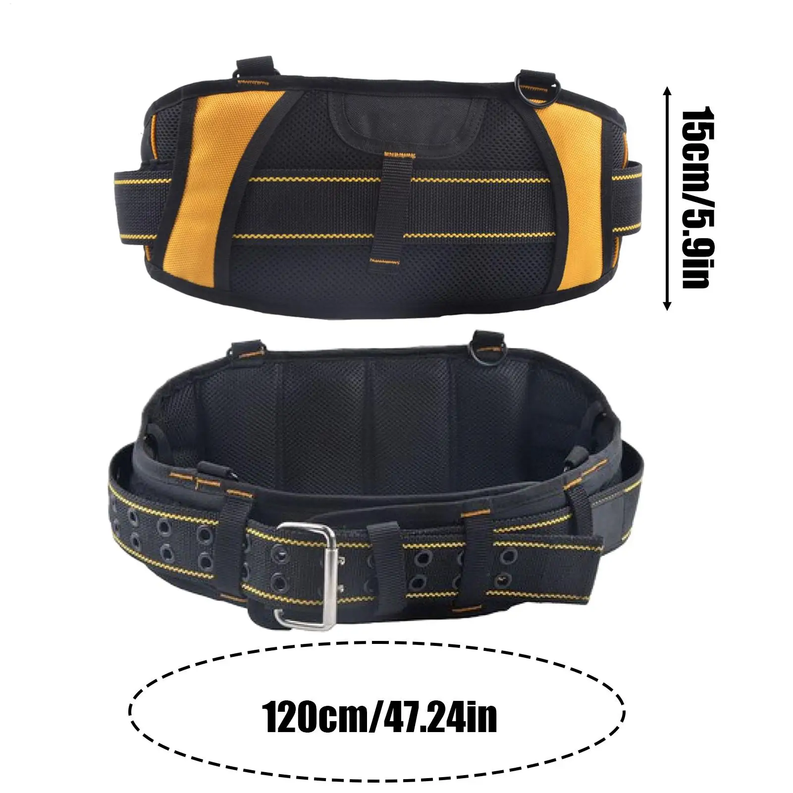 ツールベルトウエストホルダー人間工学に基づいた快適な通気性調節可能なツールベルトバッグ配管大工電気技師ガーデニング用