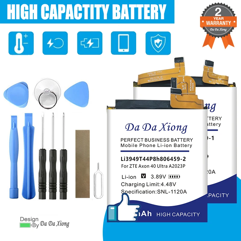 New Battery For ZTE Blade Axon Nubia Z11 A3 A5 L7 40 V9 V10 U526 T82 L130 U85 A610  MU5001 MF286 Pro Ultra Vita Mini