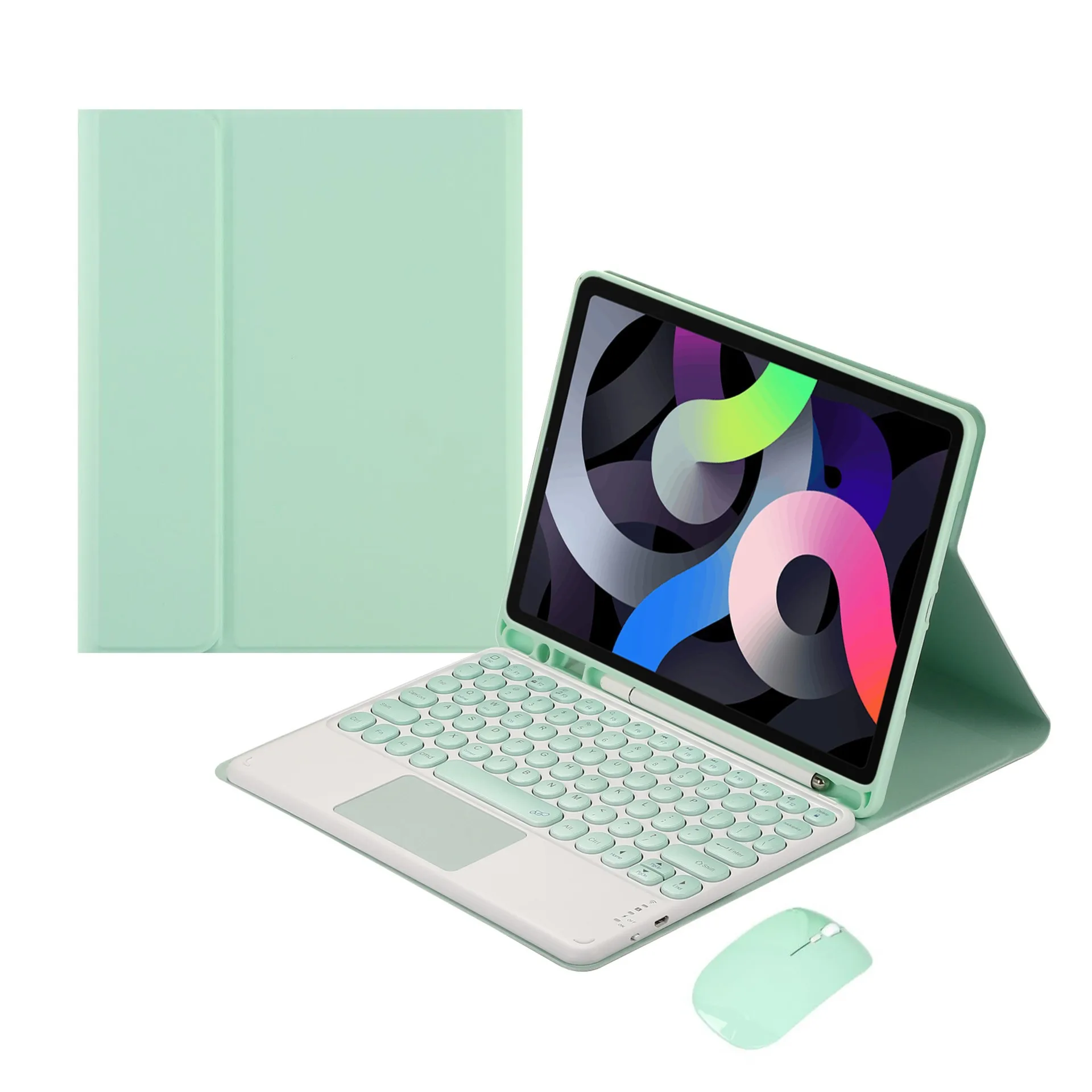 

Magnetic Keyboard Case For iPad Air M4 11" 2026 Cover Bluetooth Wireless Mouse For Pro 11 10.5 10th/11th A16 A18 9.7 10.2 Funda