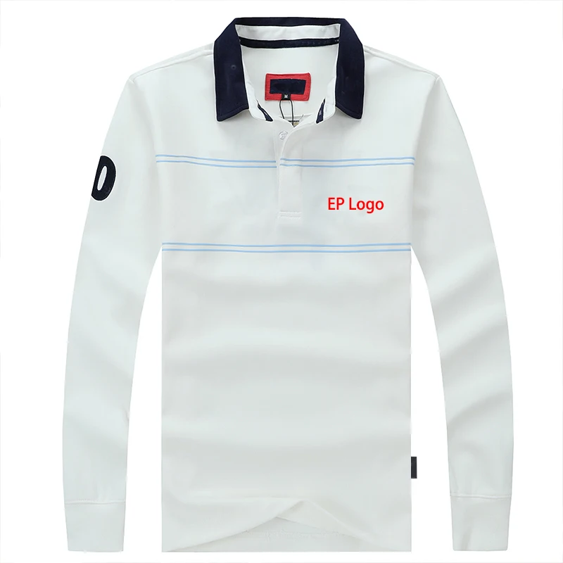 

Новые толстовки-поло EPEP Del France с длинными рукавами Homme, толстовки из ткани, мужские поло для гольфа, повседневные модные поло для мужчин, большой размер, Франция