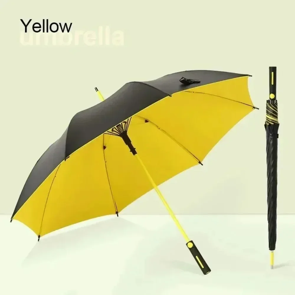 Long Handle Umbrella Windproof Golf Umbrella Outdoor Large Automatic Business Umbrellas Double-Layer Waterproof Camping Umbrella