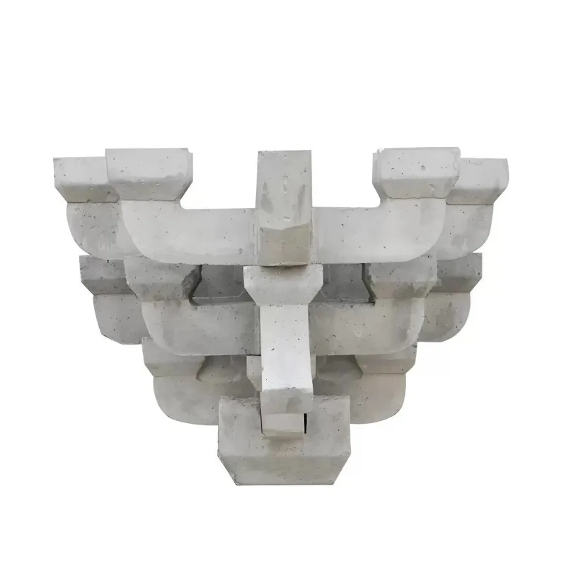 Cement bucket arch, ancient cornice, prefabricated antique solid wood half bucket full bucket