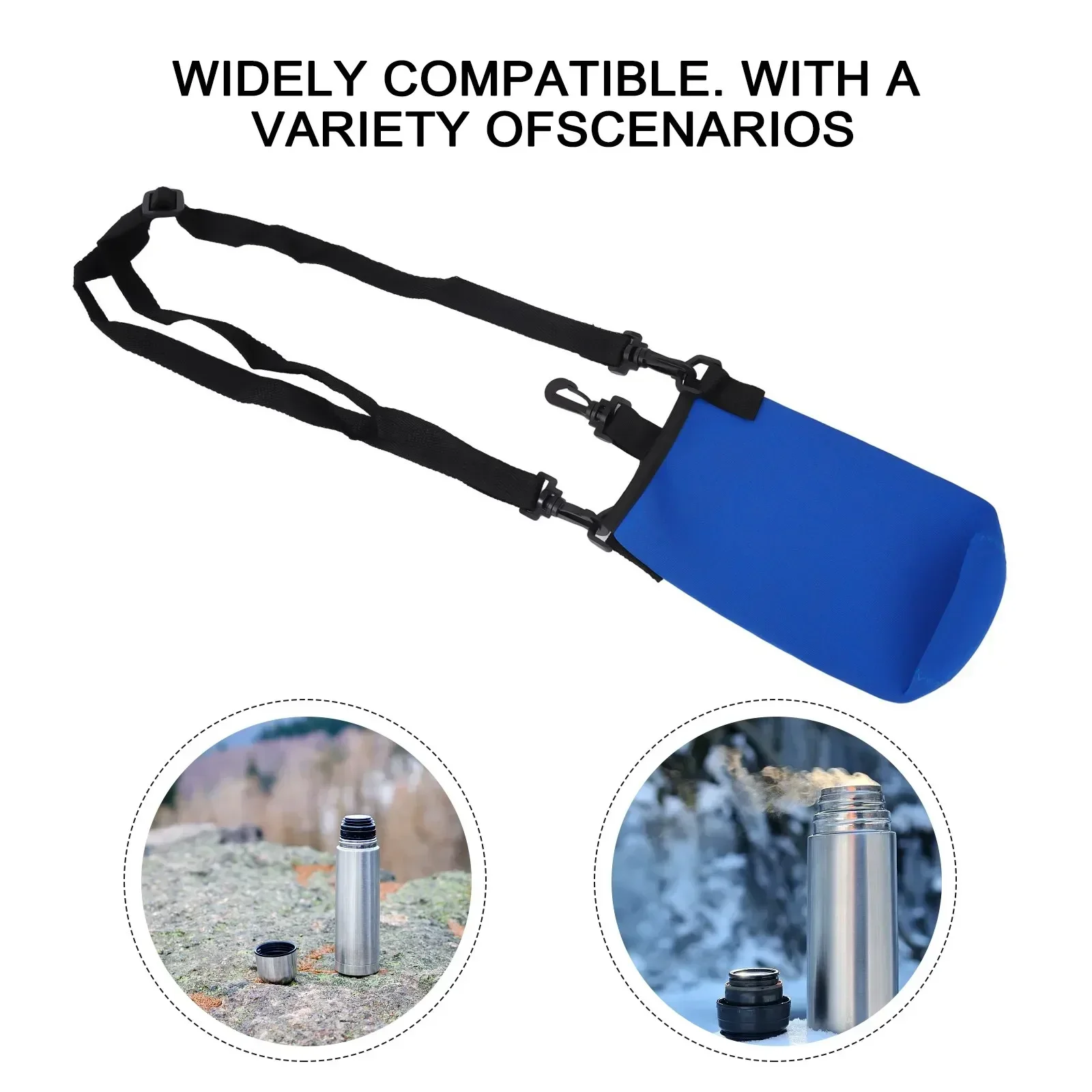 

1000ML Water Bottle Sleeve Outdoor Water Bottle Case Sports Insulation Water Bottle Covers Pouch With Strap Portable Bottle Bags