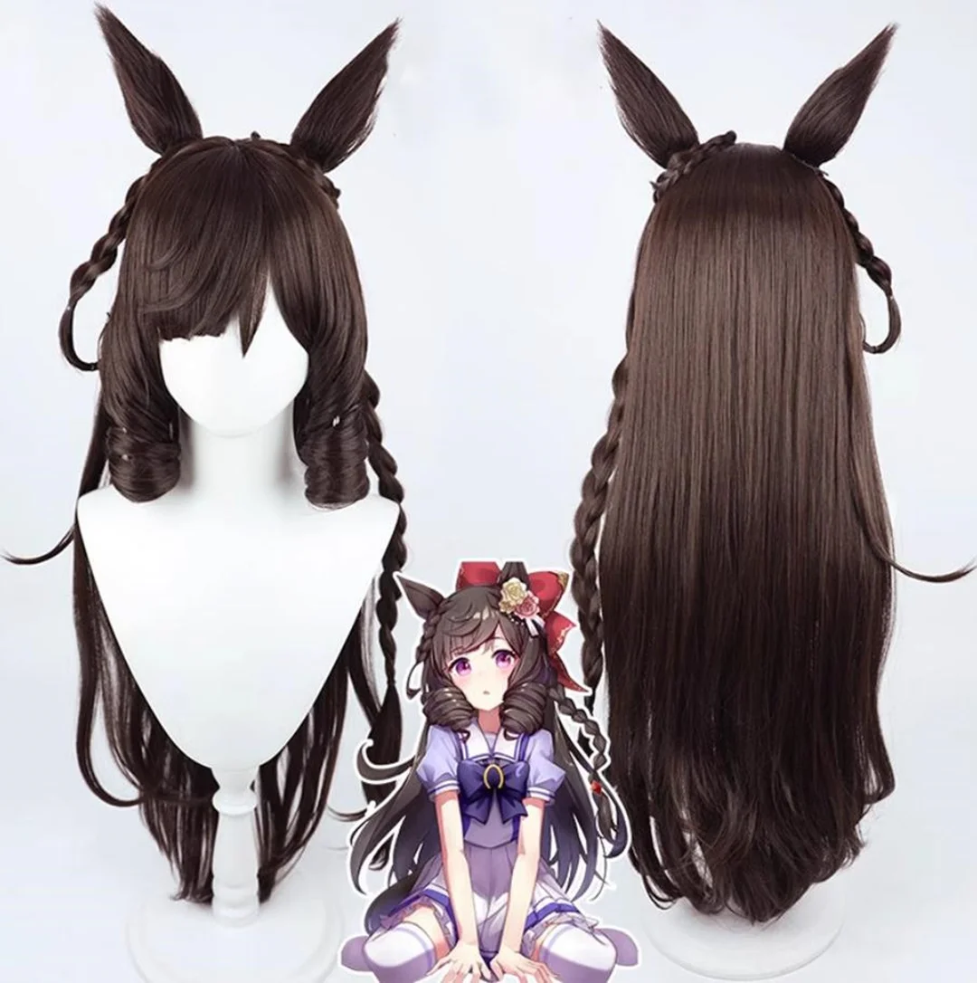 

Cosplay Uma Musume Pretty Derby Daiichi Ruby Wig Anime Carnival Party Long Wig