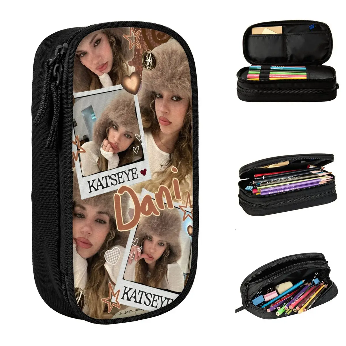 

Korean Style KATSEYE Gnarly Pencil Case Girls Boys Aesthetic Pen Box Custom Back To School Pencil Cases Supplies Birthday Gift