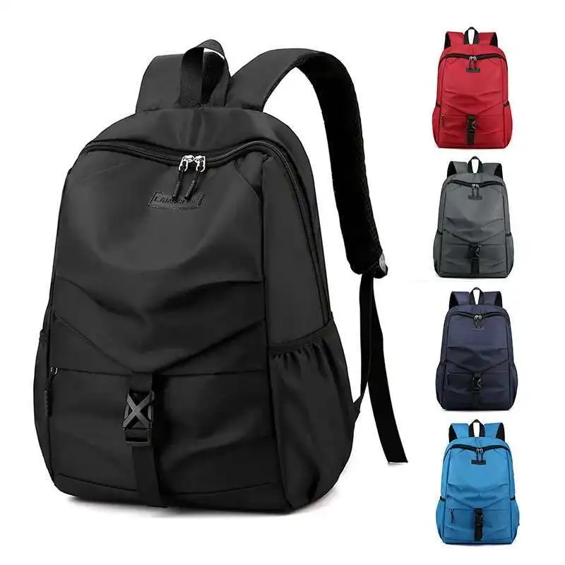 2025 New Casual Backpack Men's Simple Travel Backpack Waterproof Lightweight Outdoor Street Trendy Shoulder Bag For Students