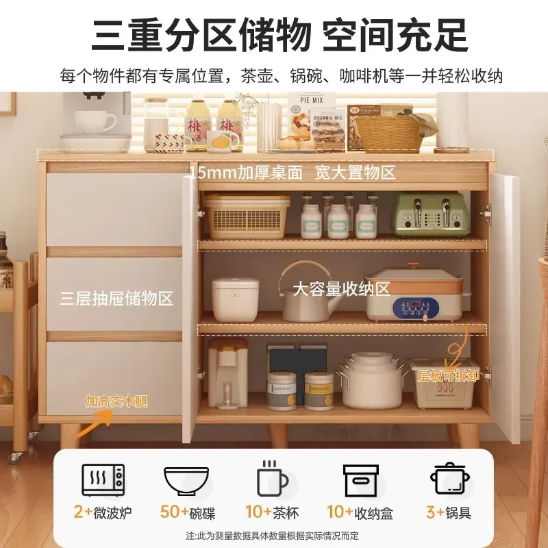 Modern Wall Mounted Kitchen Cabinet with Adjustable Shelves for Dishes Storage Organizer Multi Functional Space Saving Dining