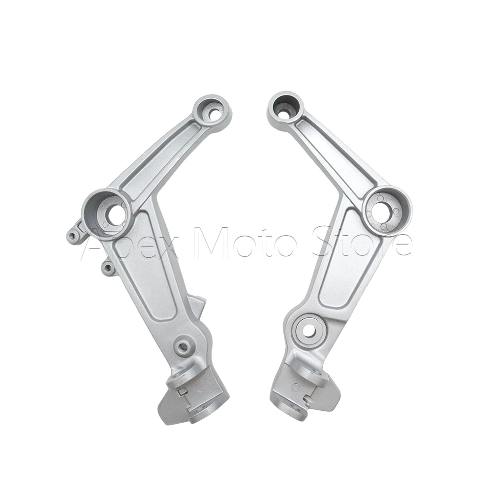 Motorcycle Accessories Front Driver Footrest Foot Pegs Brackets Set For Aprilia RS660 RS 660 2021 2022 2023 2024 2025