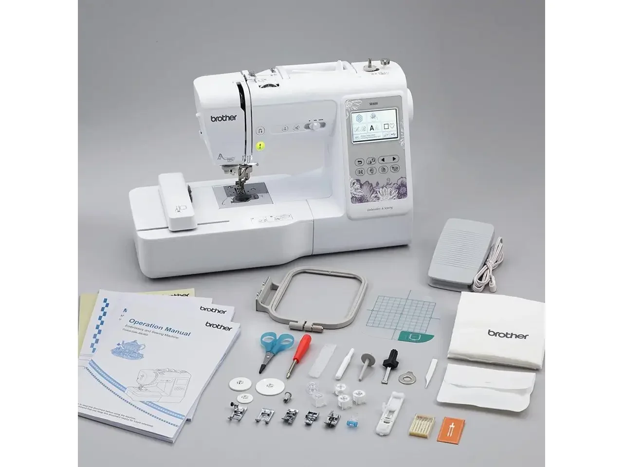 SUMMER SALES DISCOUNT ON Buy With Confidence New Original Activities Brother SE600 Combination Computerized Sewing And Embroider