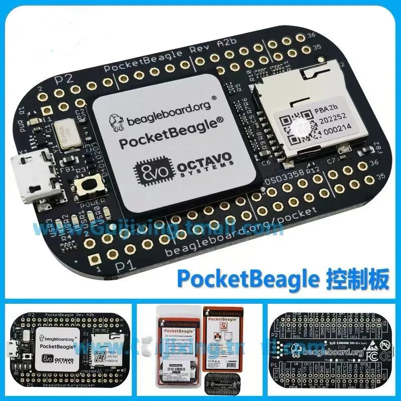 POCKETBEAGLE-SC-569 OSD3358 PocketBeagle - ARM ® Cortex ®- A8 MPU Evaluation Board - Embedded