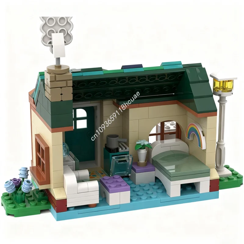 ตัวต่อ MOC บ้านลิลลี่ 330 ชิ้น ชุดตัวต่อสัตว์ ของเล่นแบบประกอบเอง ของขวัญคริสต์มาส สร้างสรรค์ ประกอบเอง DIY