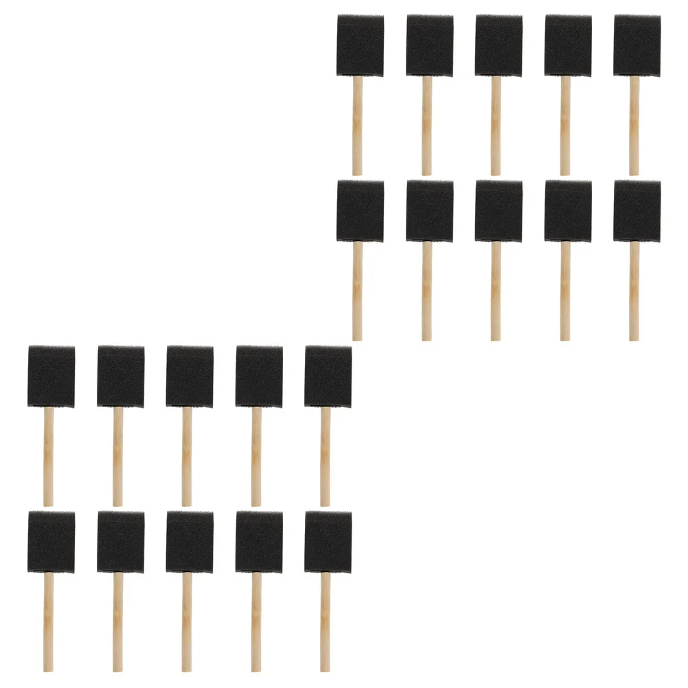 50 قطعة من الفرش الفنية أدوات الرسم الإسفنجية للدهانات المختلفة والأنشطة الإبداعية فرشاة الطلاء الإسفنجية #1