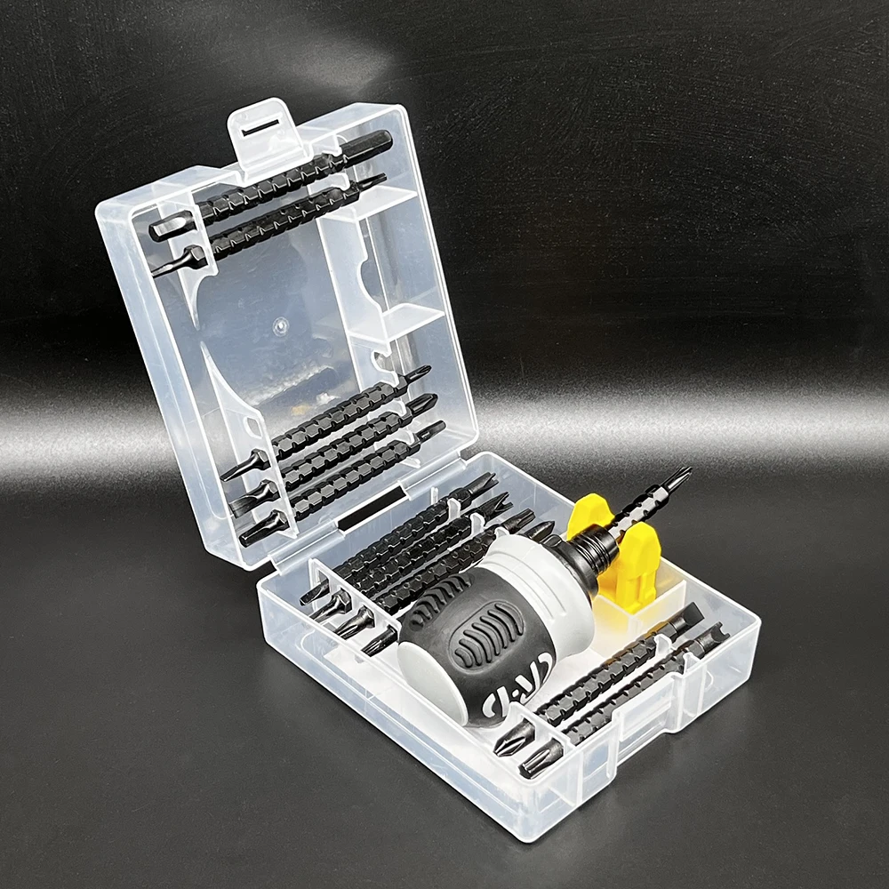 24 in 1 Ratschen schrauben dreher 2,5 Sechs kant schraubens chl üssel 3D-Drucker Werkzeugs atz 3,0 Kreuz schraube Magnets ch raube Energie sparender Schraubens chl üssel – Detail 7