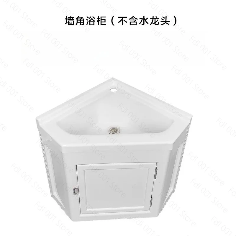 RV accessories RV bathroom Corner wash basin, shower washbasin Triangular basin with storage space