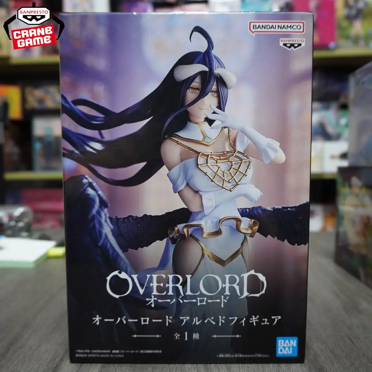 

BANDAI NAMCO BANPRESTO Albedo Figure Overlord Anime Action Figures PVC Model Collectible Toys Gifts In Stock Genuine Original