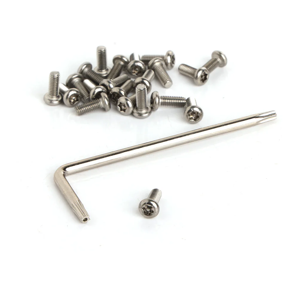 21PCS Bottom Battery Cover Stainless Steel Metal Screws for Xiaomi Mijia M365 And Pro Electric Scooter Repaired Parts