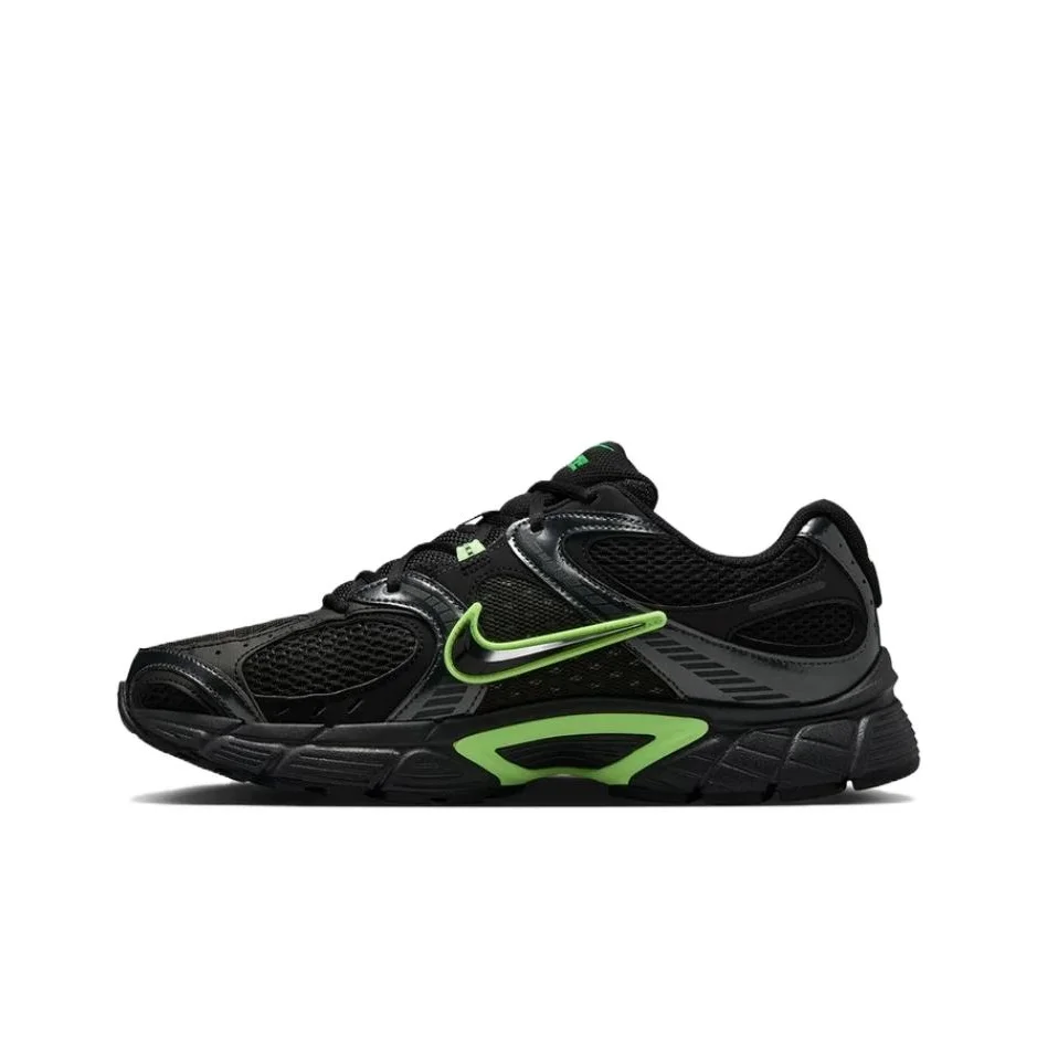 Nike V5 RNR Breathable Low top Running Shoes Men's Black Green HJ5228-005