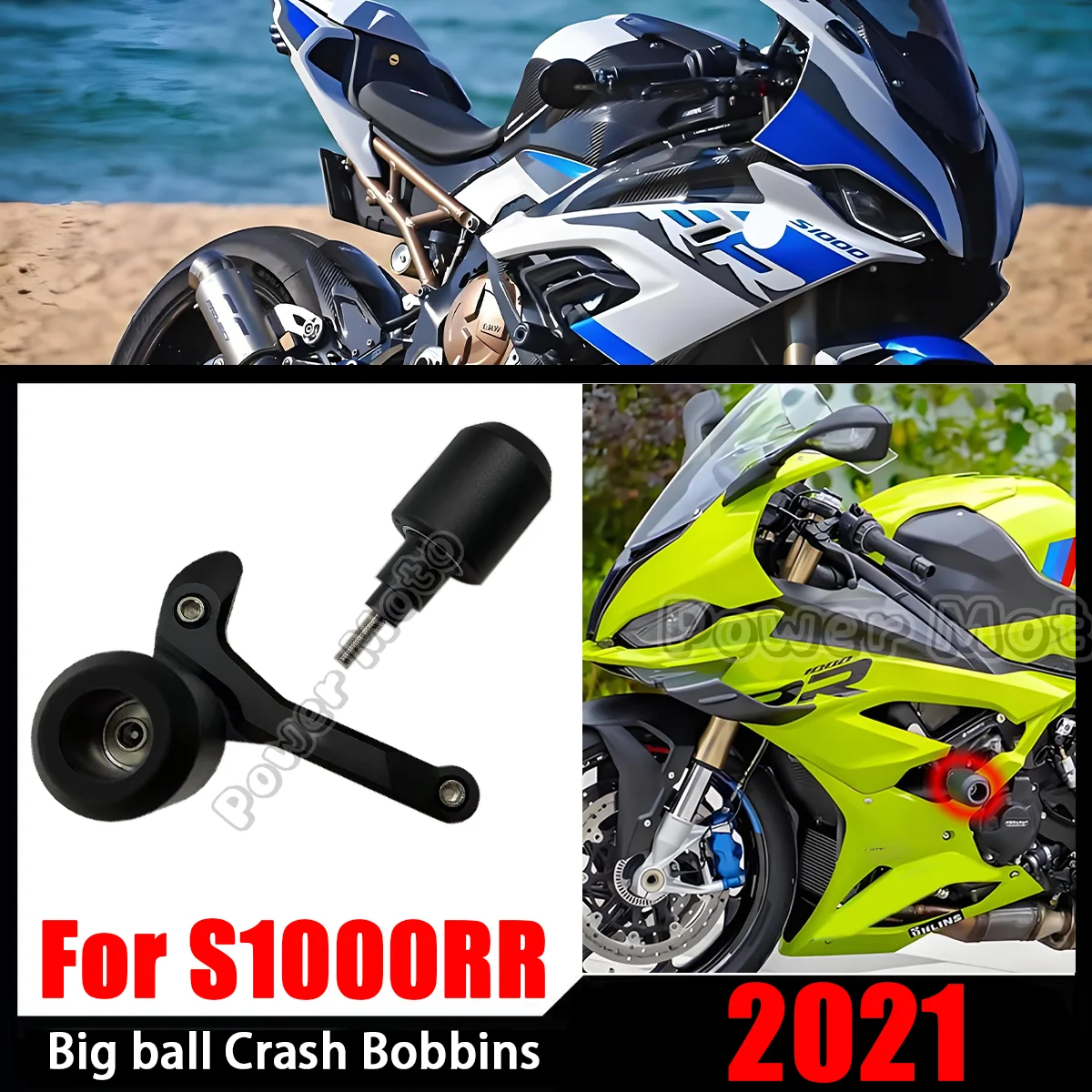 

S1000RR 2021 Motorcycle Accessories Falling Protection For BMW S1000RR S1000 RR 2019-2025 Frame Slider Crash Protector