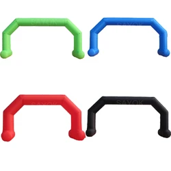 Sayok 6/7/8m Inflatable Arch Hexagon Inflatable Archway with Start Finish Line Banners for Race Outdoor Advertising Sports Games