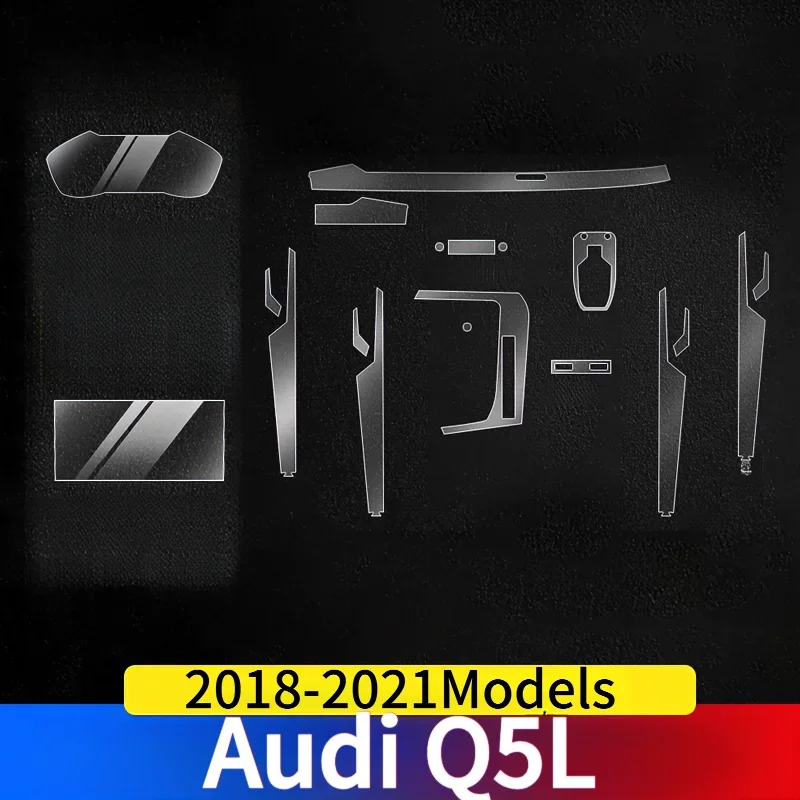 For Audi Q5L 2018-2021Models Dashboard Multimedia GPS Console Navigation Transparent Anti-Scratch Protection Film Modification