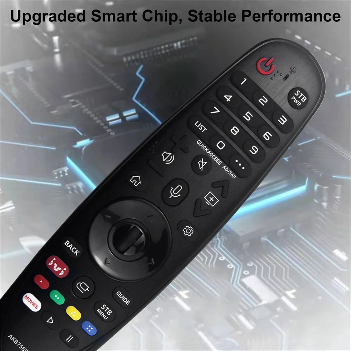 FFYY-AKB75855502 Voice Remote Control with Mic Airmouse for LG 2020 AI ThinQ Smart TV UN8 UN7 UN6 Series
