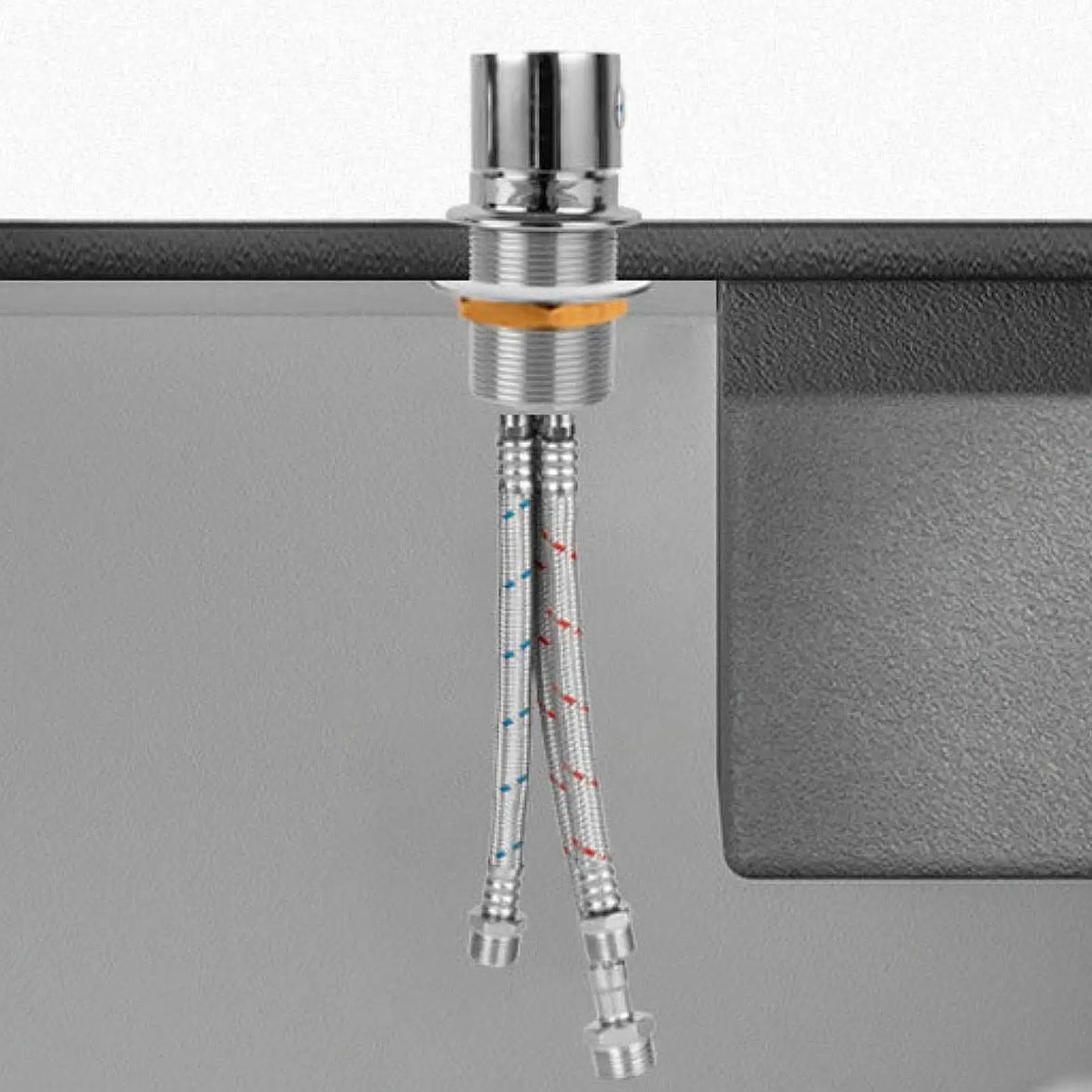 Brass Core Mixing Valve Faucet Parts for Hot Cold Water Regulation in Kitchen Basin or Washroom Shower