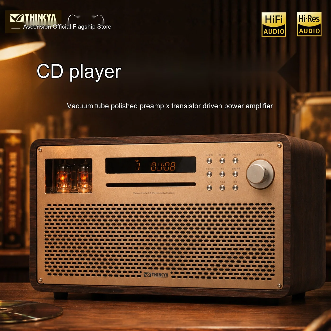 THINKYA JA-329 Lecteur CD à tu - Audio Music In Youtube avis et prix